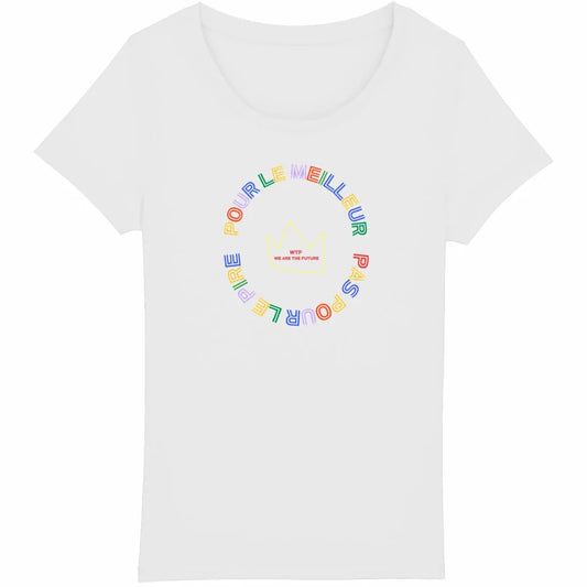 Tee shirt féministe pour le meilleur pas pour le pire - blanc