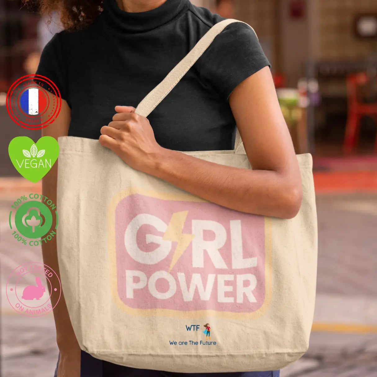 Shopping Bag féministe made in France GRL Power