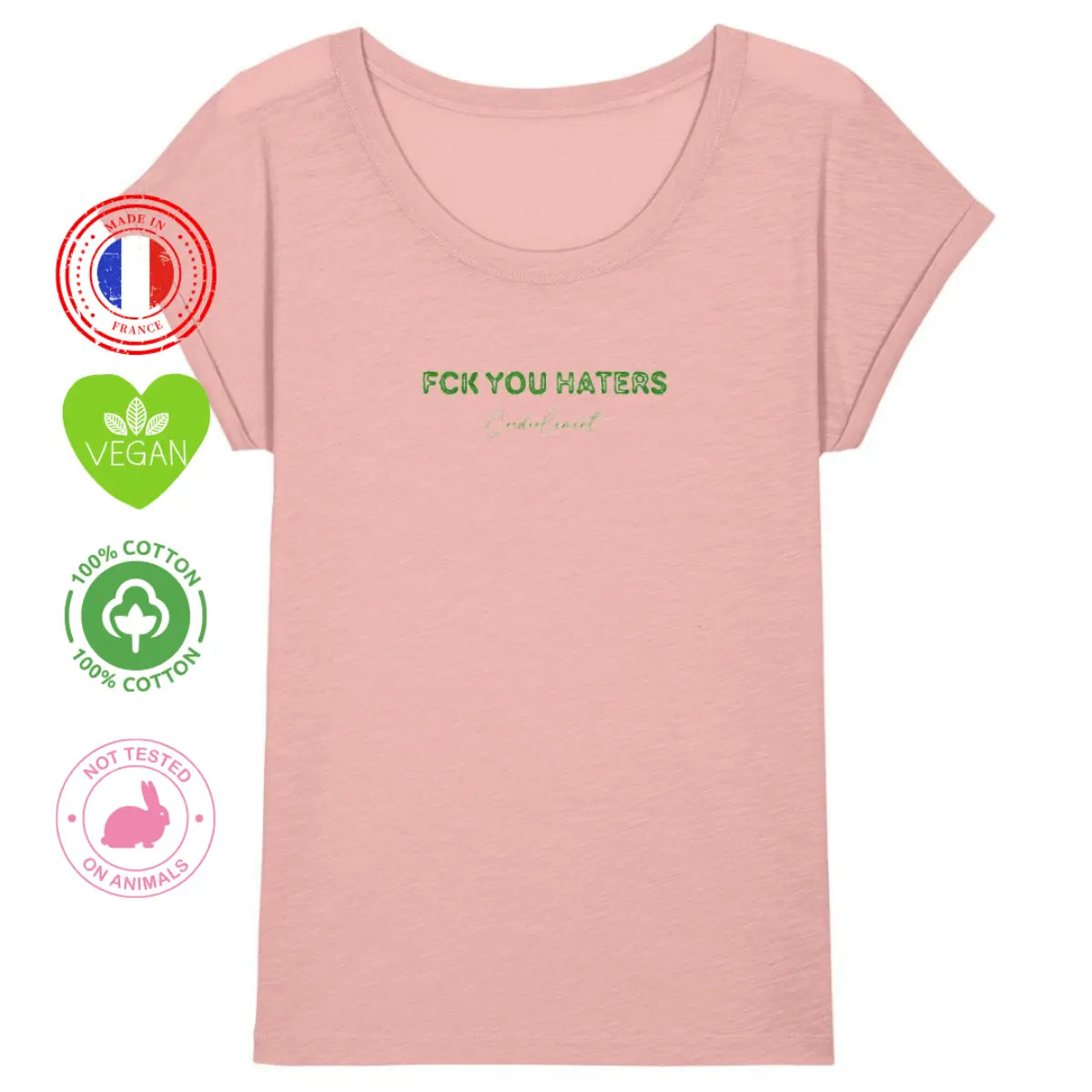 T-shirt Lutte Harcèlement F. you haters We are the future