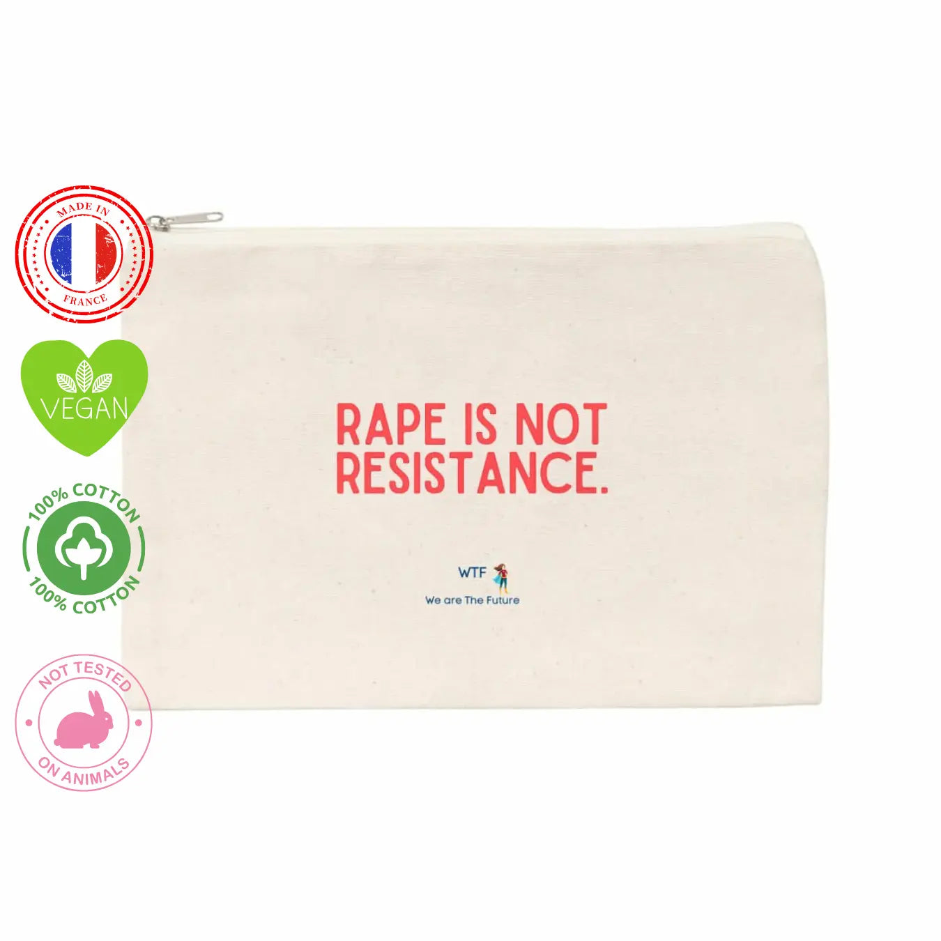 Trousse de toilette Rape is not resistance
