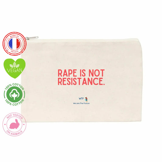 Trousse de toilette Rape is not resistance