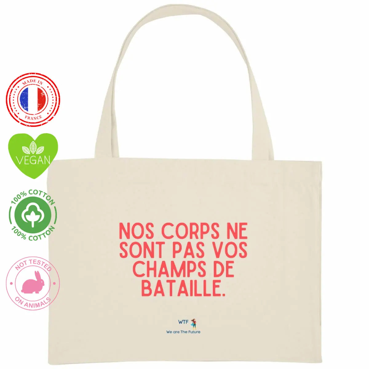 accessoires féministes totebag nos corps nos choix