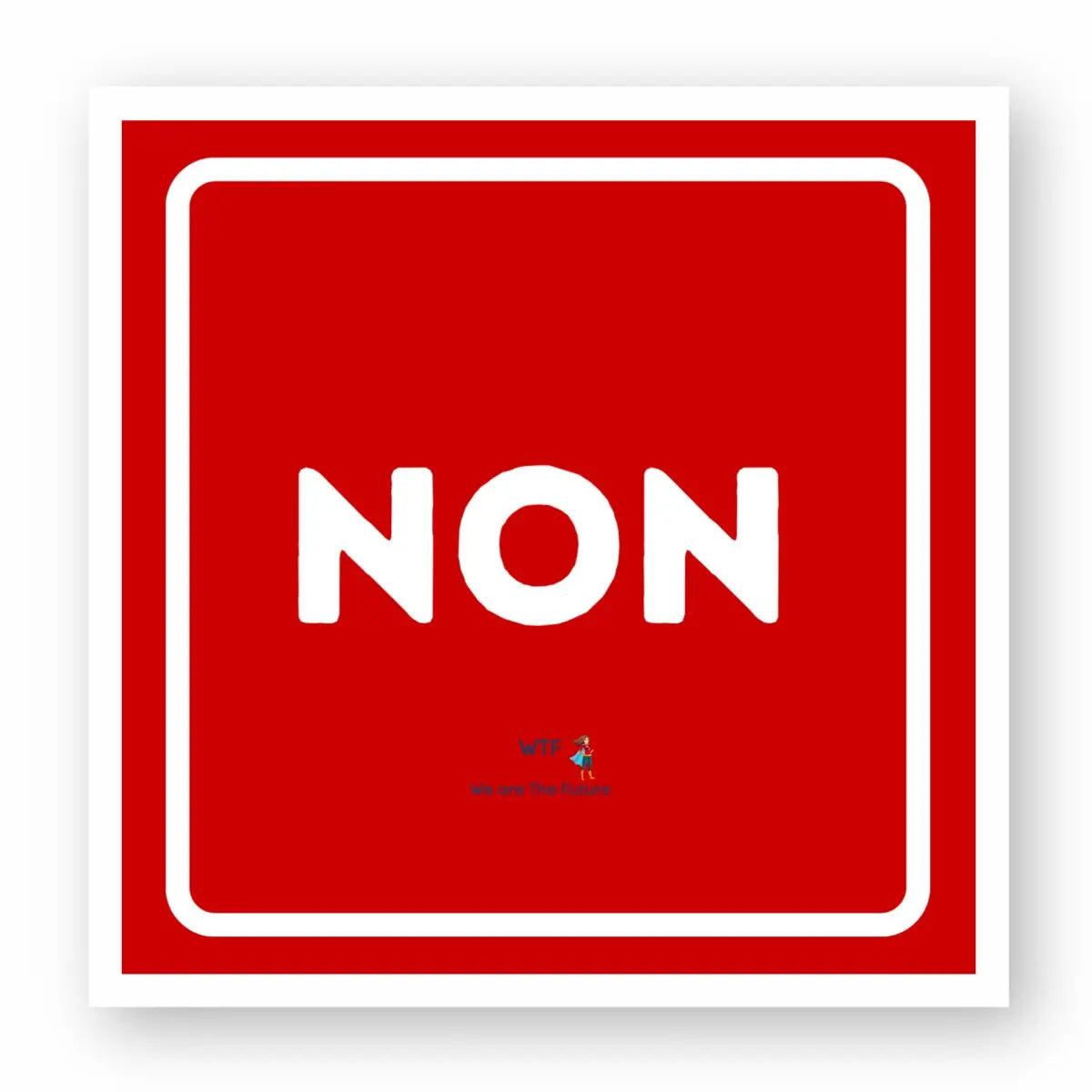 sticker non