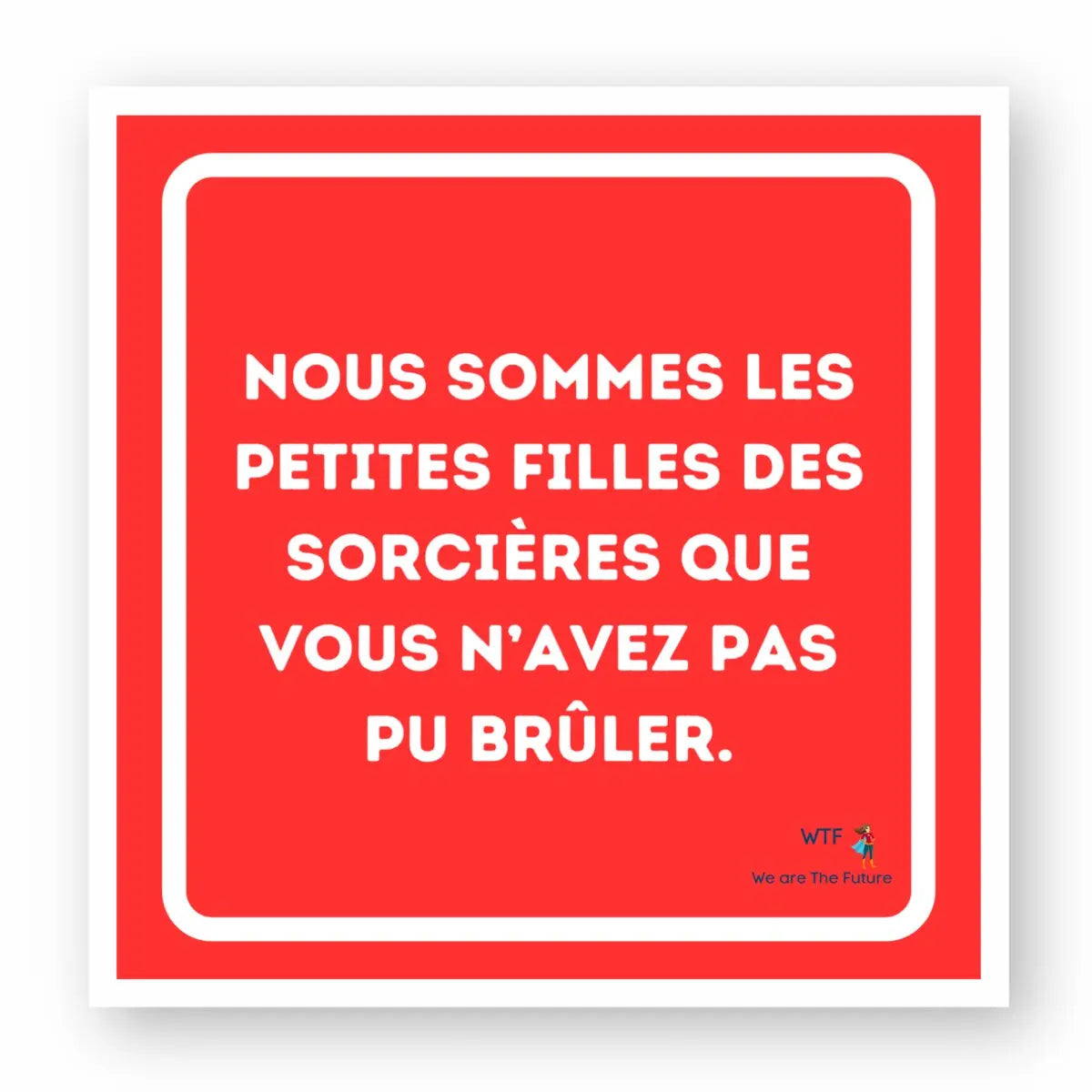 sticker féministes les sorcières