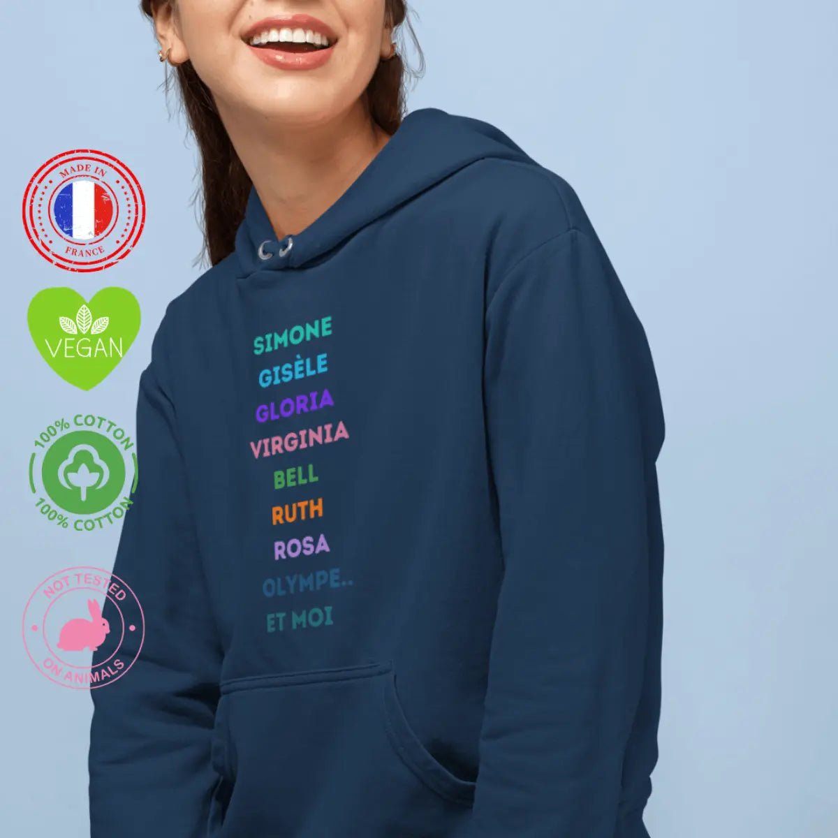 sweat shirt nos féministes célèbres
