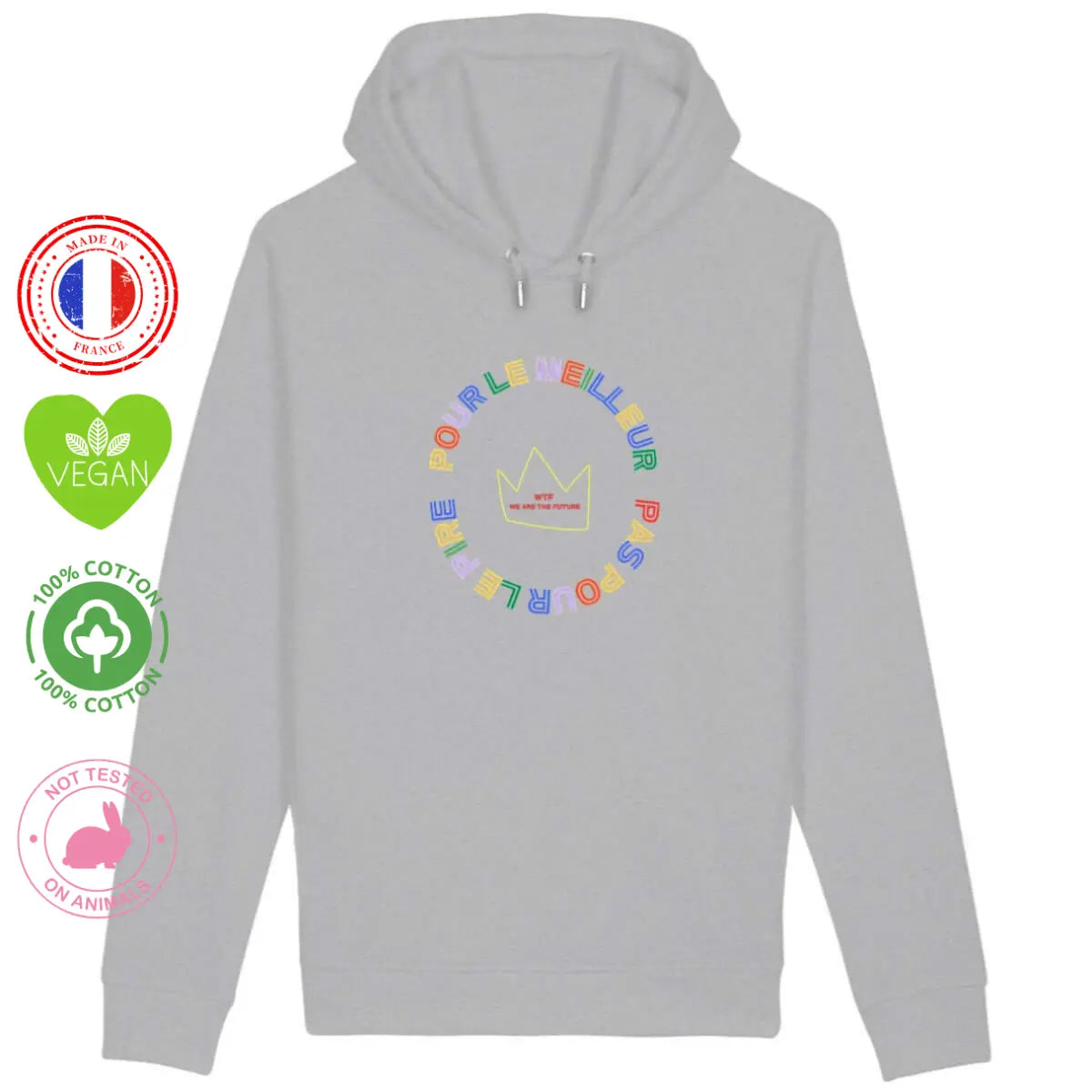 Sweat shirt féministe Pour le meilleur pas pour le pire