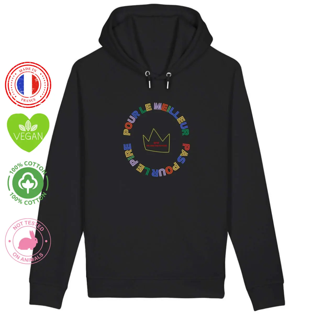 Sweat shirt féministe Pour le meilleur pas pour le pire