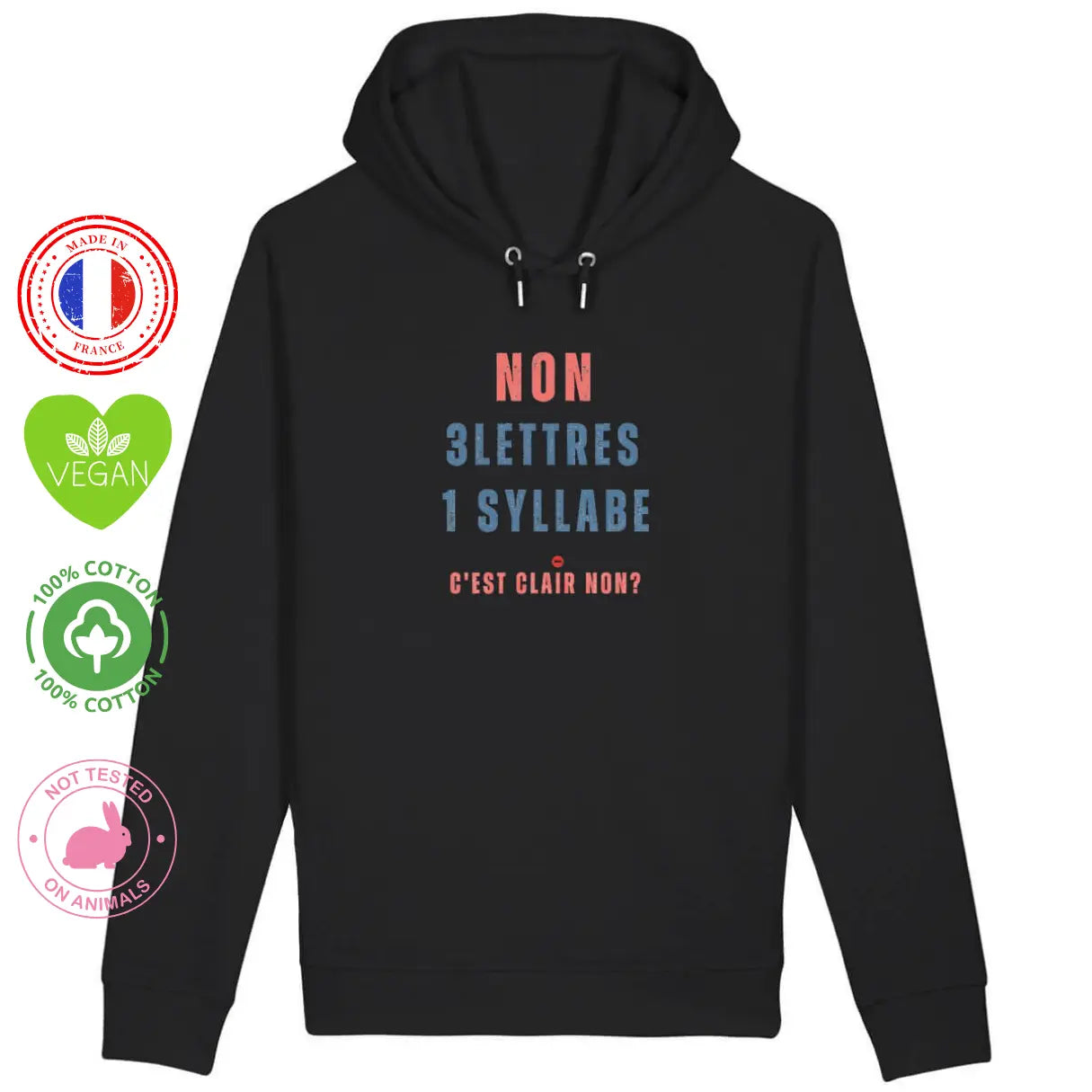 Sweat shirt Féministe Non