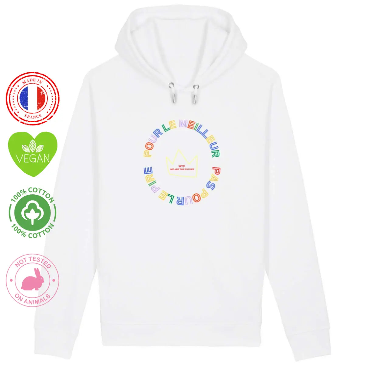 Sweat shirt féministe Pour le meilleur pas pour le pire