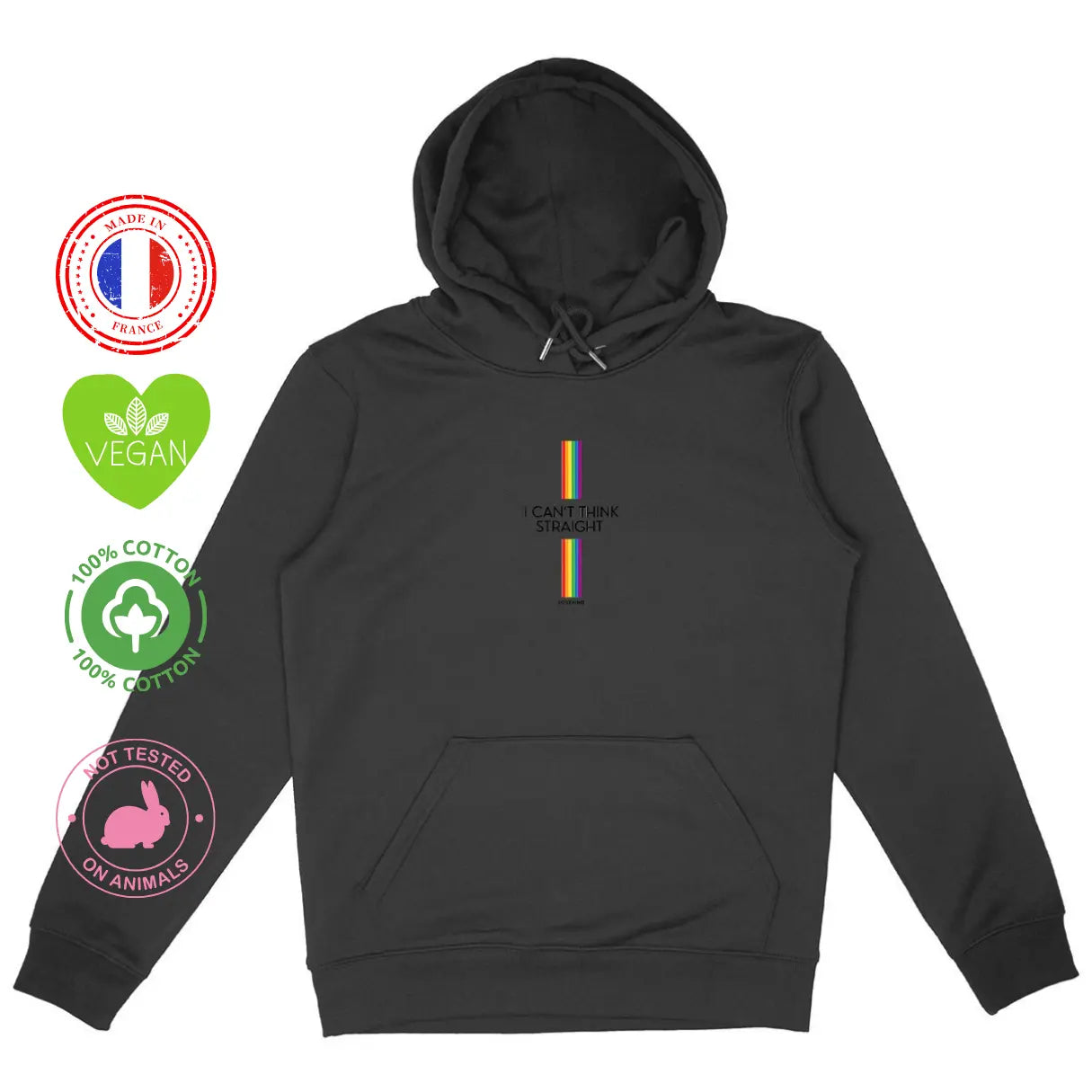 Sweat shirt LGBT Unisexe I can't think straight We are The Future