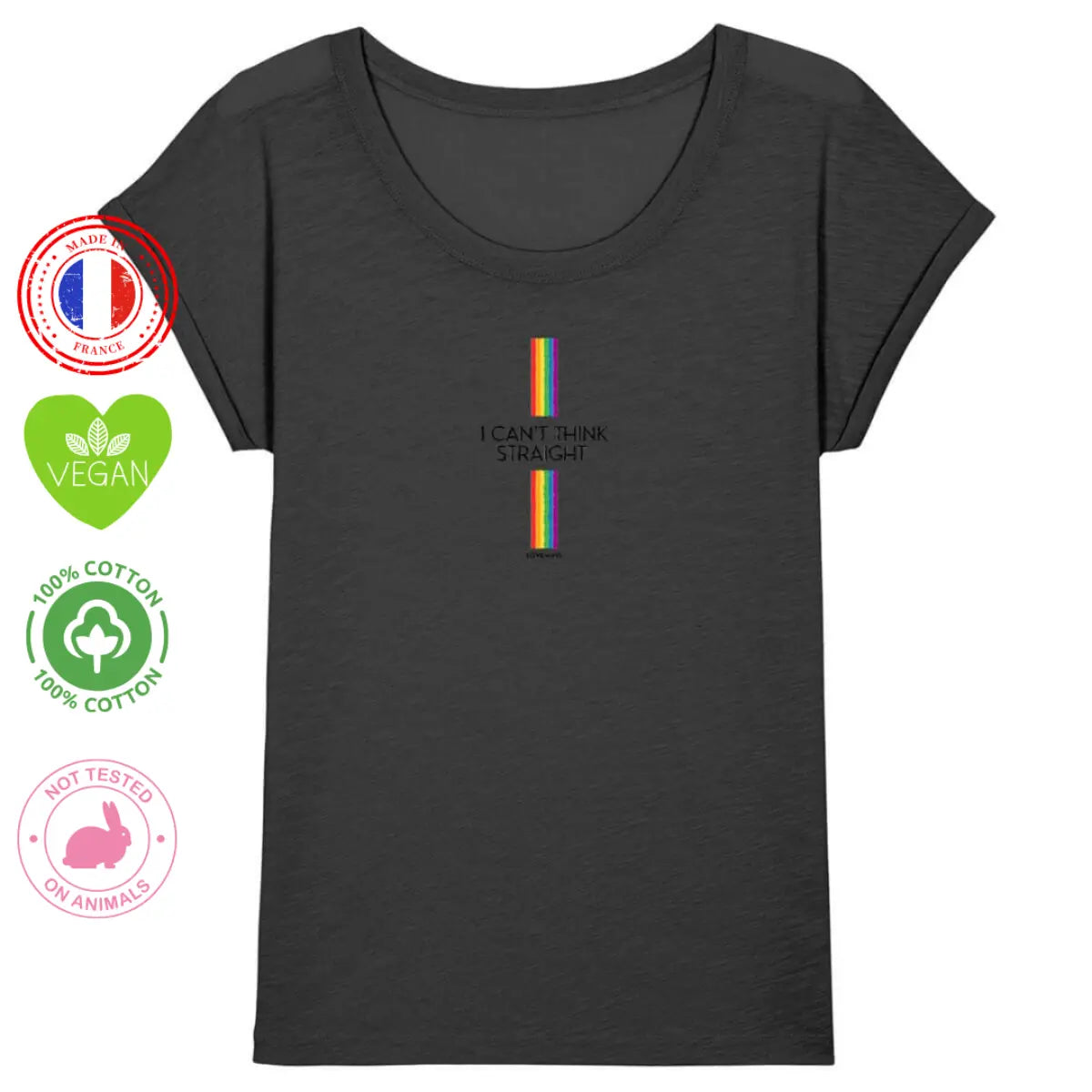 I can't think straight t shirt lgb