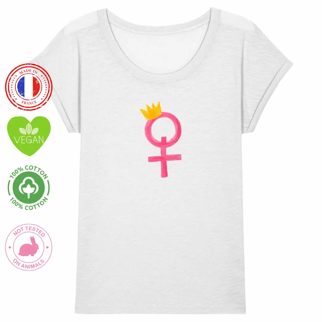 t shirt femme girl power