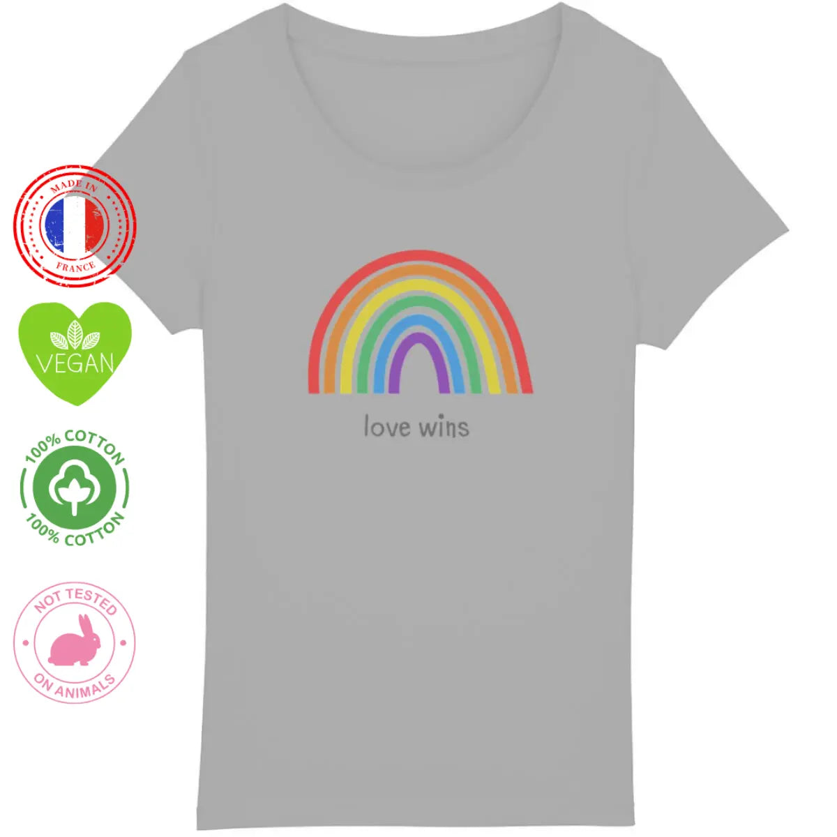 t shirt lgb pride marque française