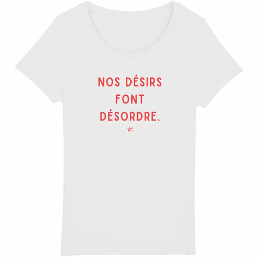 T-shirt en coton bio, à la fois féministe et éthique, pour un engagement durable