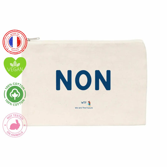 Trousse de toilette féministe Non c'est Non