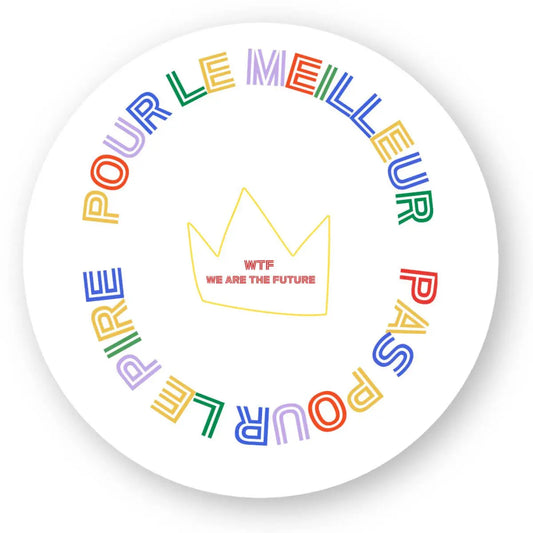 sticker féministe pour le meilleur