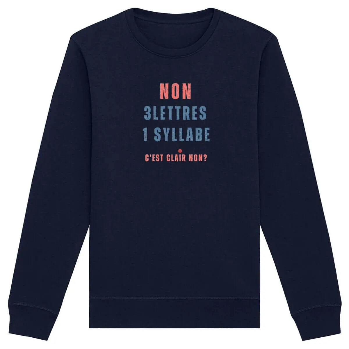 sweat shirt féministe NON