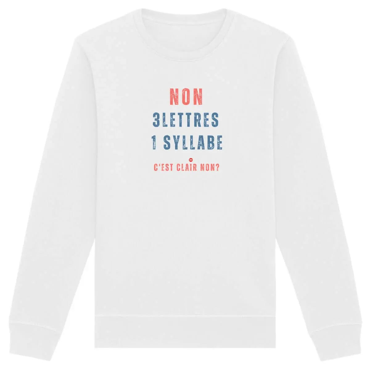 sweat shirt féministe NON