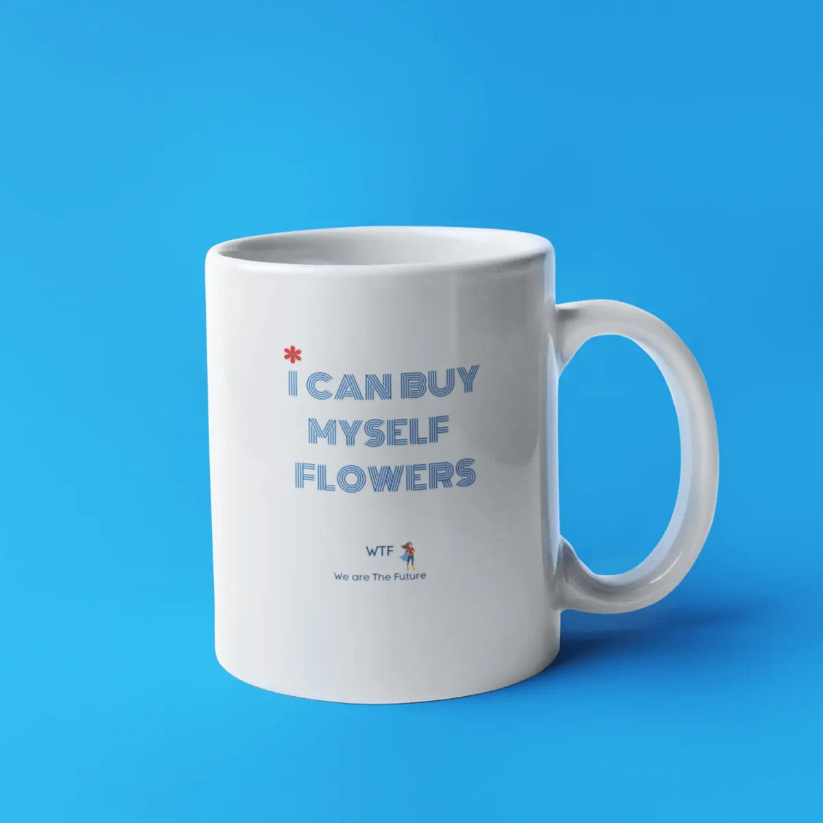 mug féministe flowers miley cyrus
