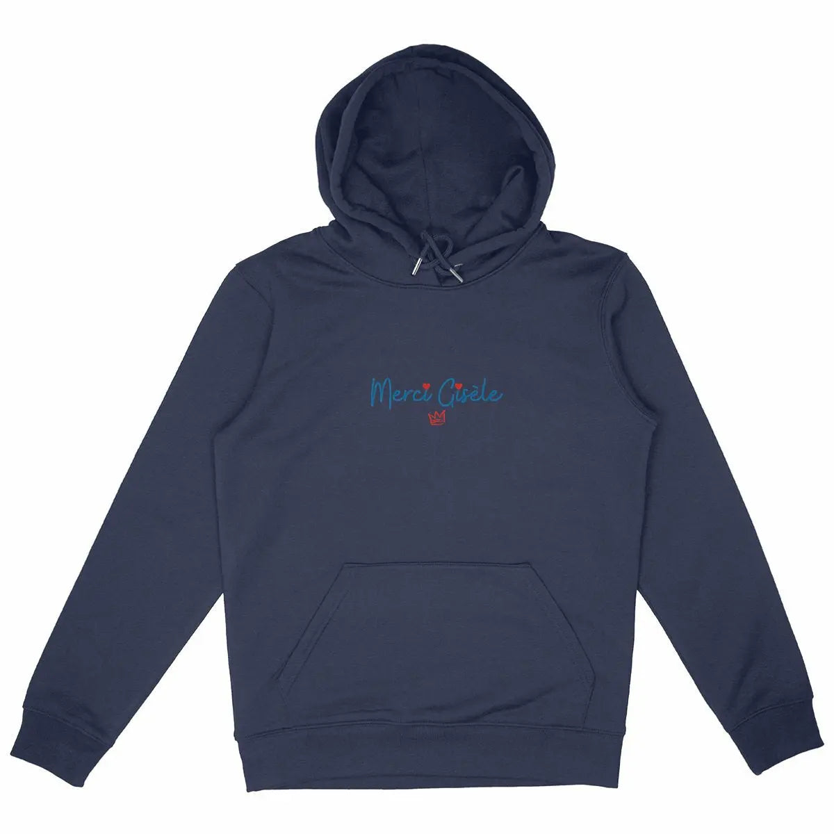 Le sweat-shirt féministe « Merci Gisèle » marine rend hommage à Gisèle Halimi, avocate engagée et figure incontournable du féminisme français.