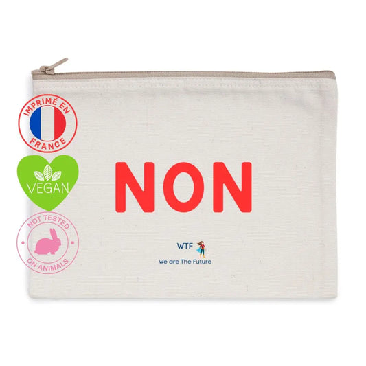 Pochette Féministe Non rouge We are The Future