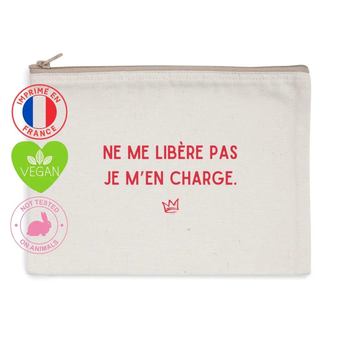 Pochette féministe Ne me libère pas Je m'en charge We are The Future