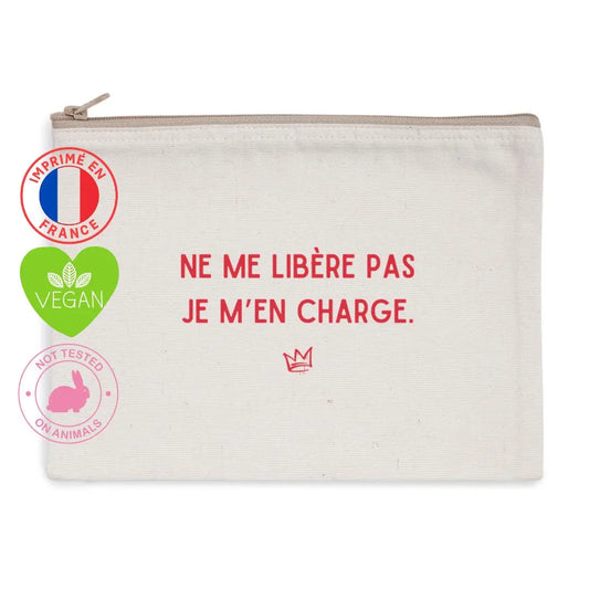 Pochette féministe Ne me libère pas Je m'en charge We are The Future