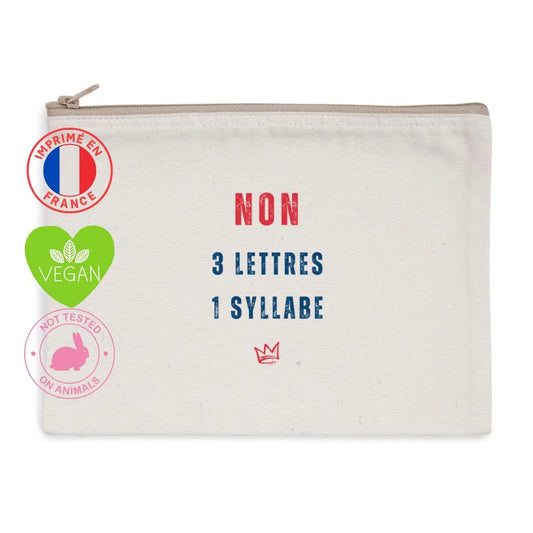 Pochette féministe Non c'est non - We are The Future We are The Future