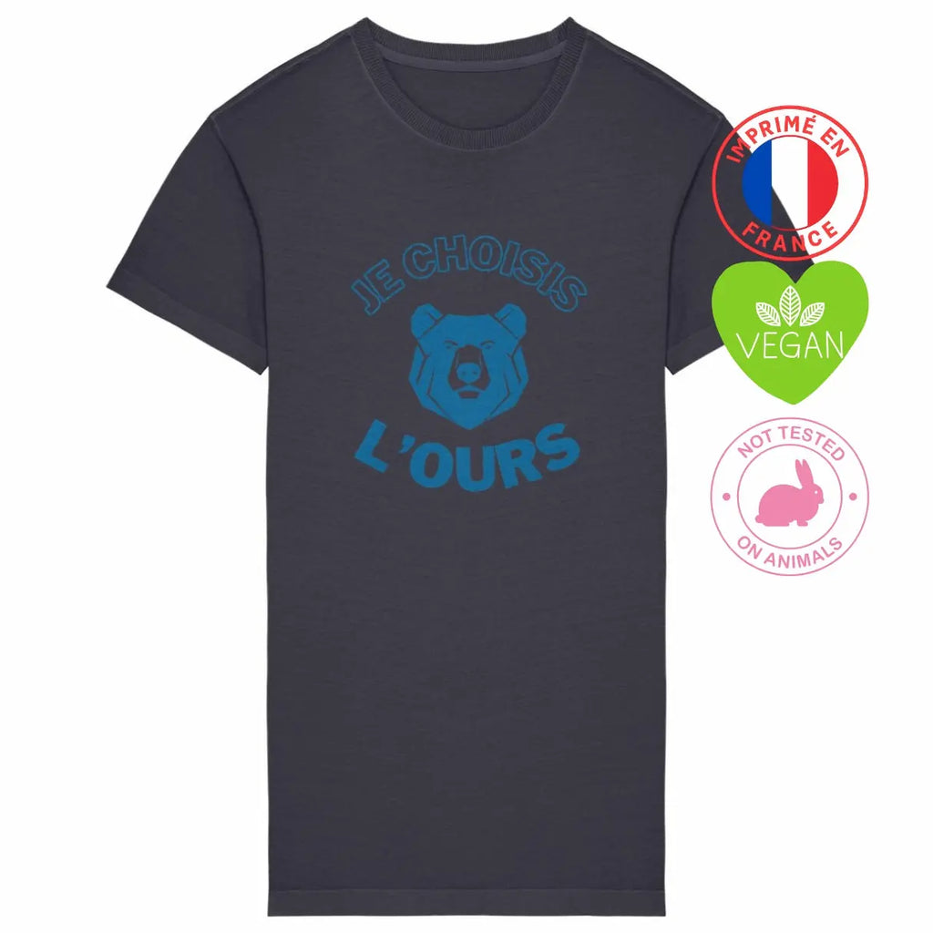 robe t-shirt feministe je choisis l ours
