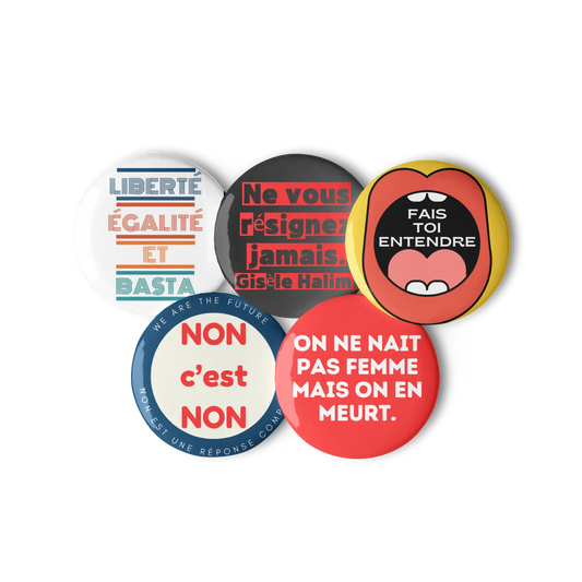 Set de pins féministes We are The Future