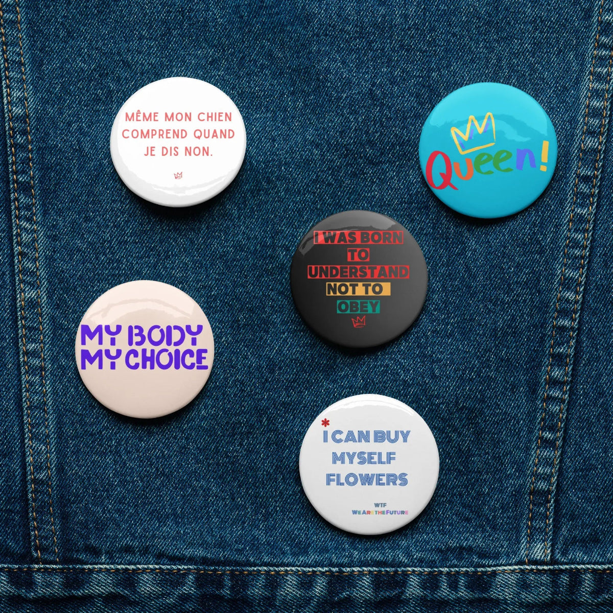 Badges féministes