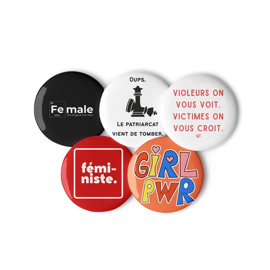 Set de pins féministes We are The Future