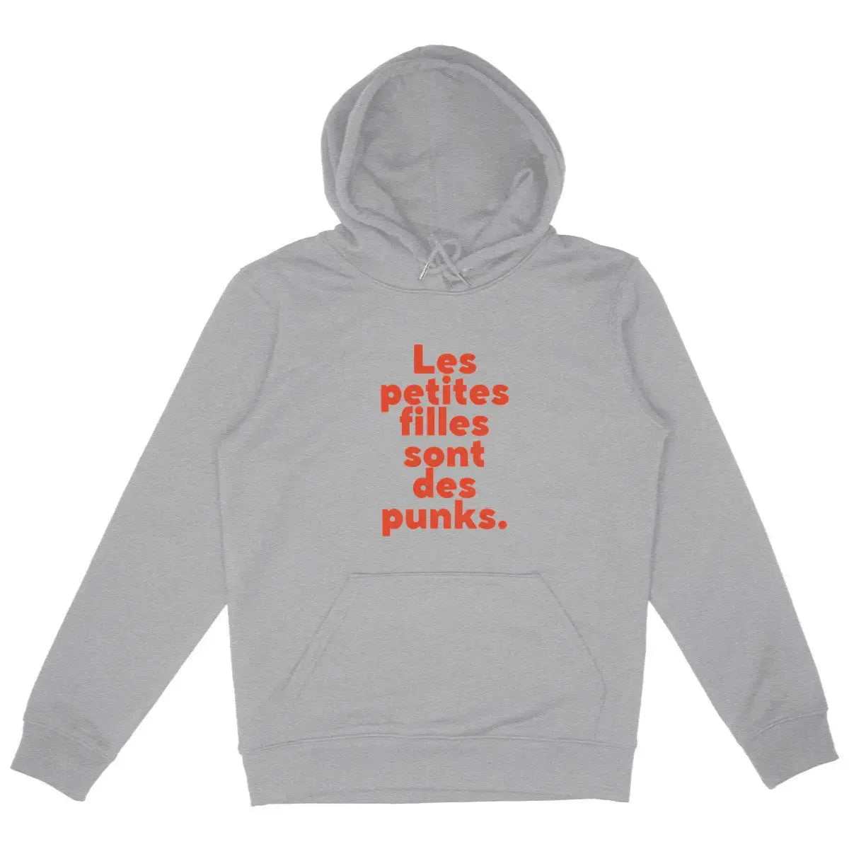 Hoodie Les petites filles sont des punks - gris
