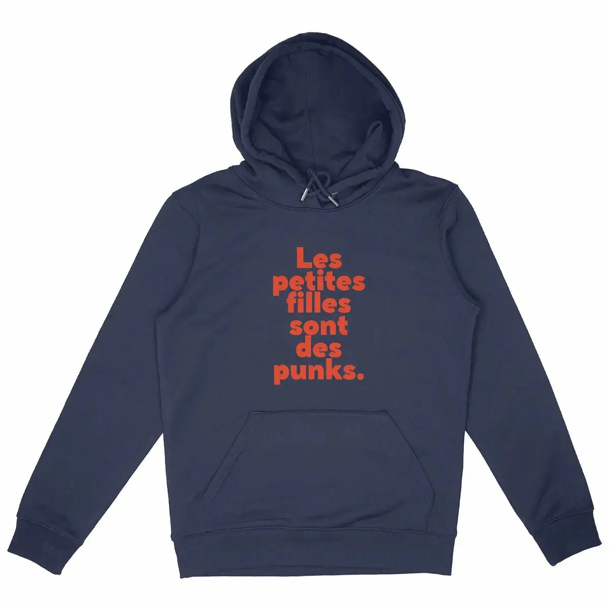 Hoodie Les petites filles sont des punks - marine