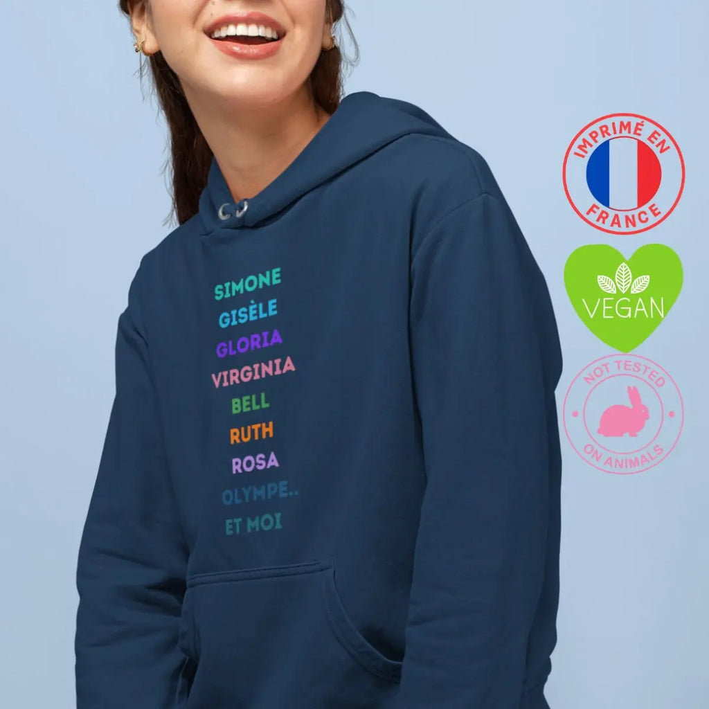 sweat à capuche femmes célèbres
