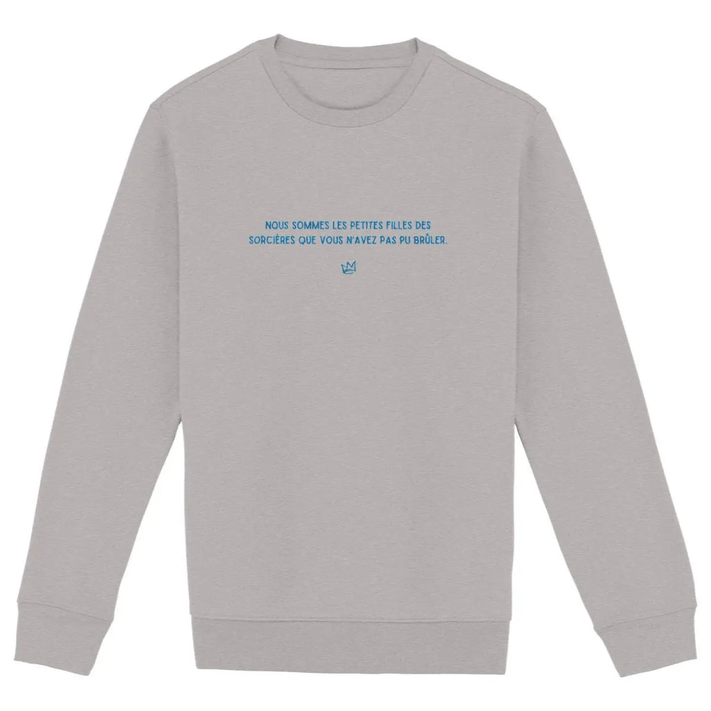 Nous sommes les petites filles des sorcières que vous n'avez pas pu brûler - sweat féministe gris