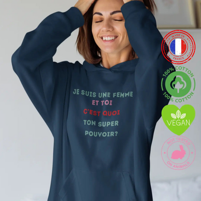 Sweat féministe Super-pouvoir des femmes