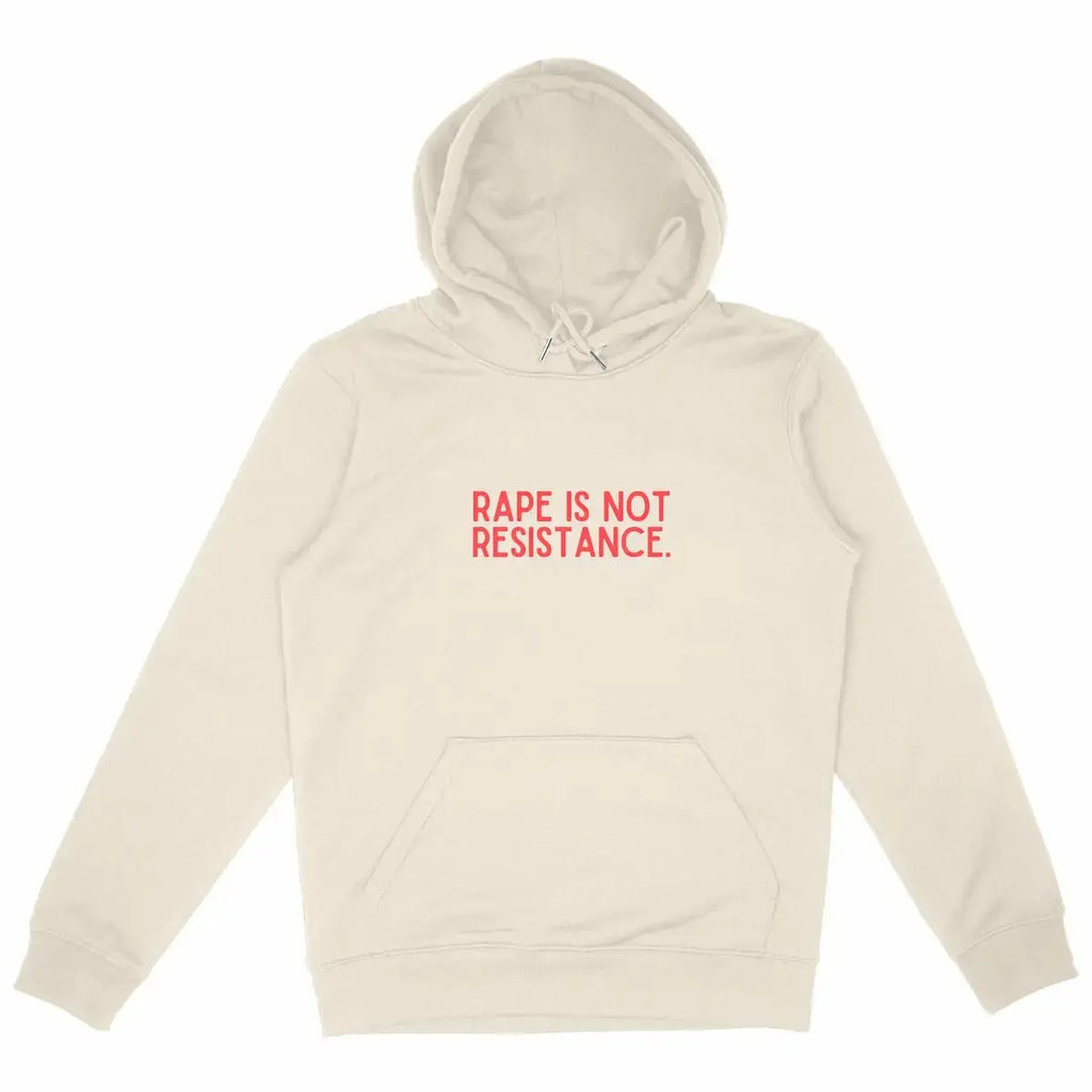 sweat shirt féministe le viol n'est pas de la résistance