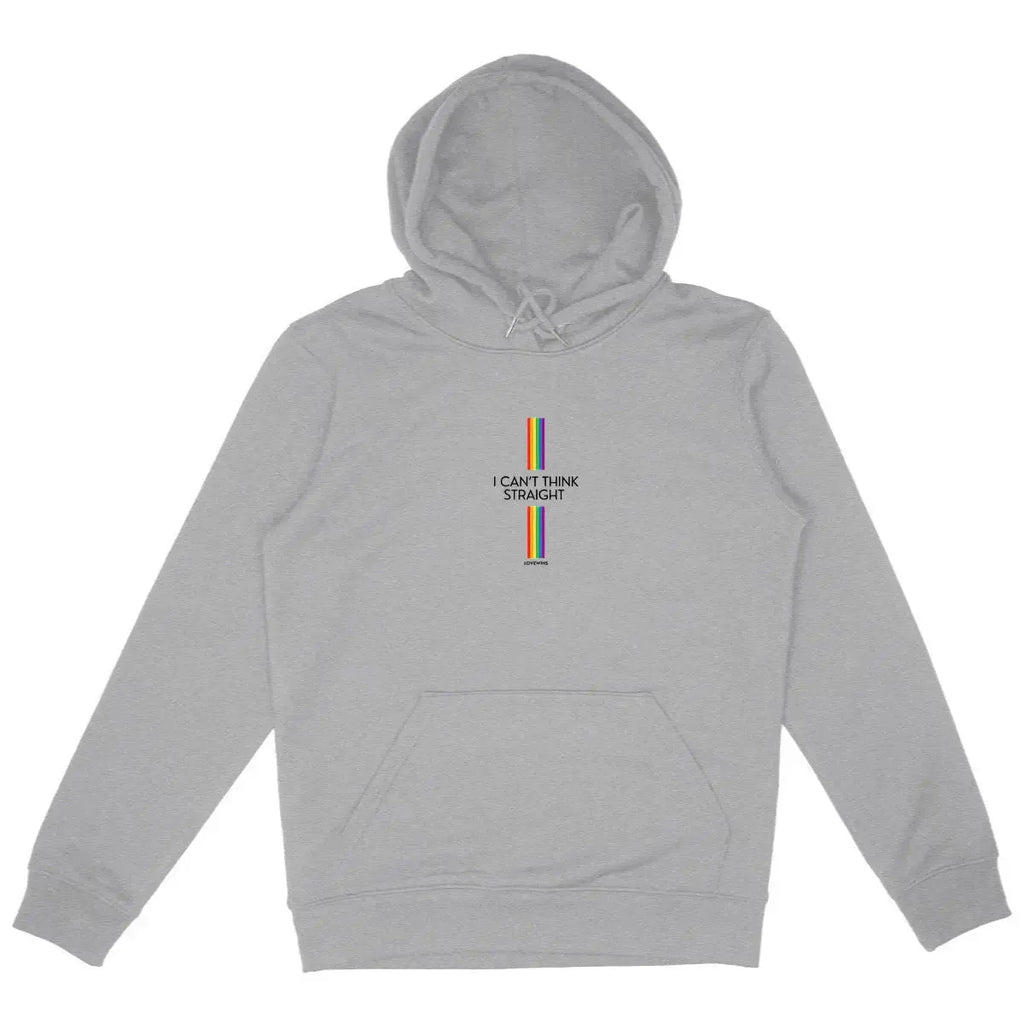 Sweat shirt Unisexe I can't think straight - gris