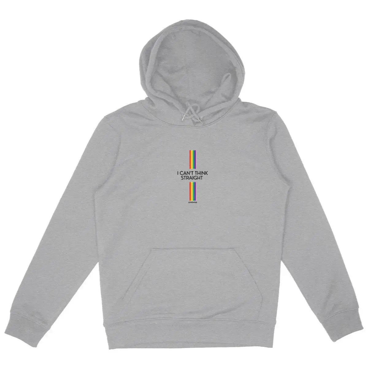 Sweat shirt Unisexe I can't think straight - gris