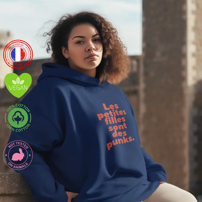 hoodie les petites filles sont des punks
