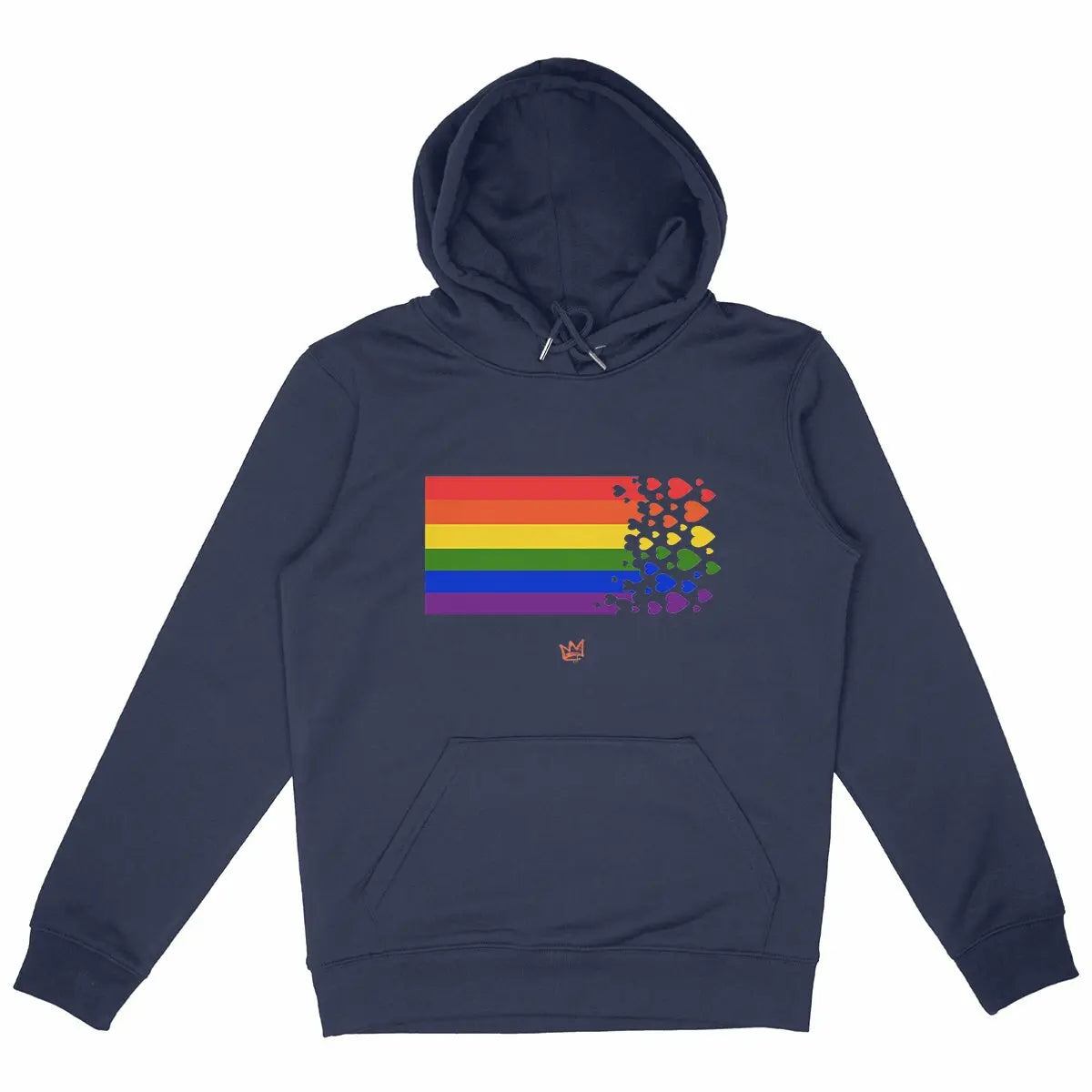 sweat arc en ciel - marine