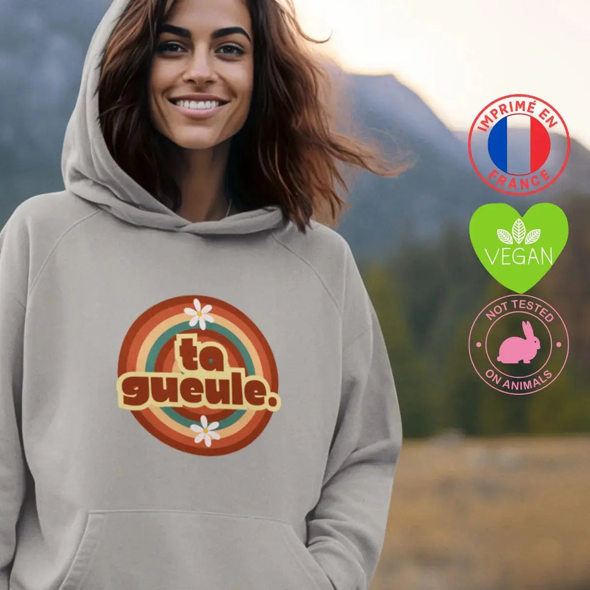 sweat shirt féministe ta gueule
