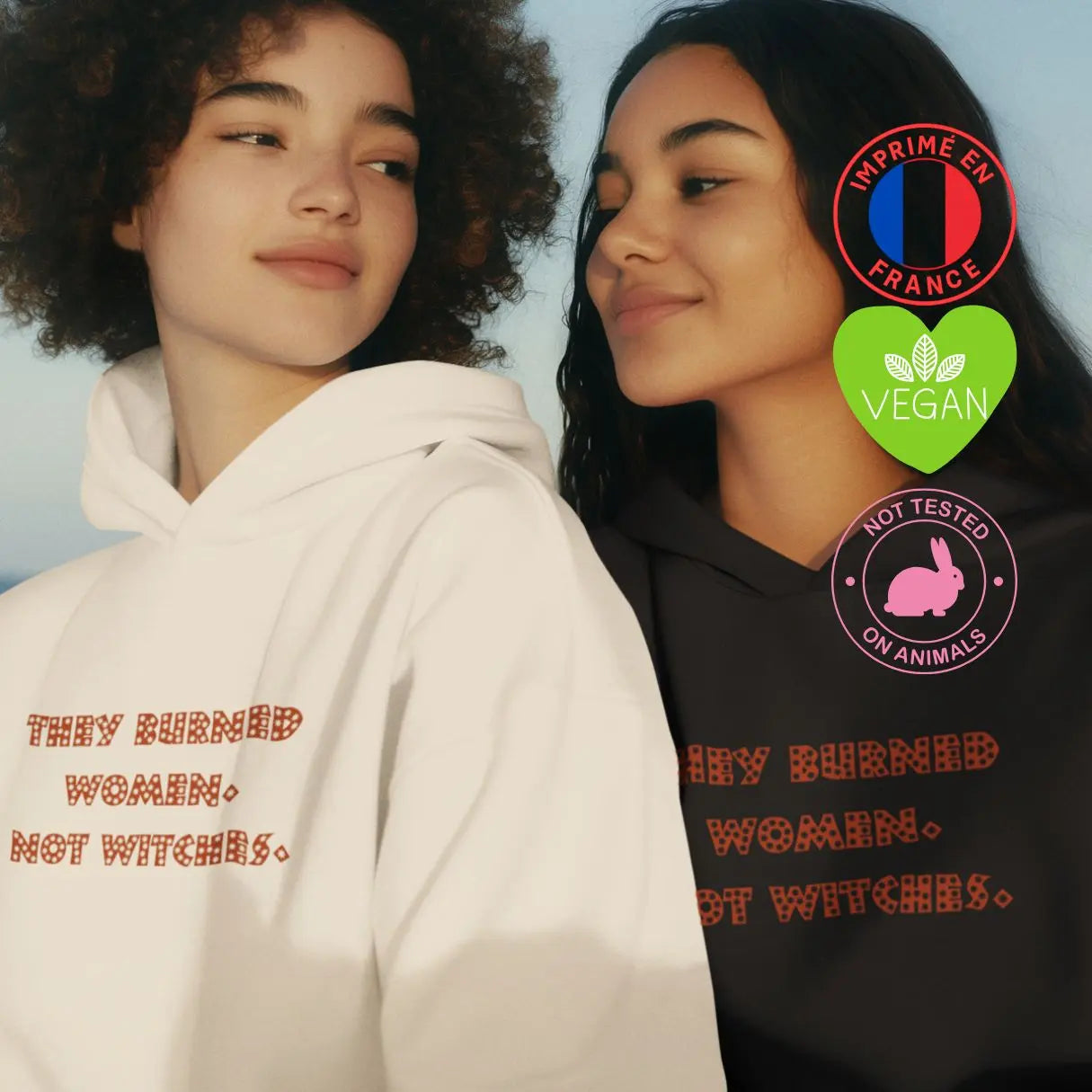 sweat shirt féministe les sorcières 