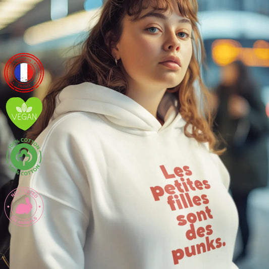 les petites filles sont des punks hoodie