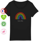 t shirt lgb love wins unisexe