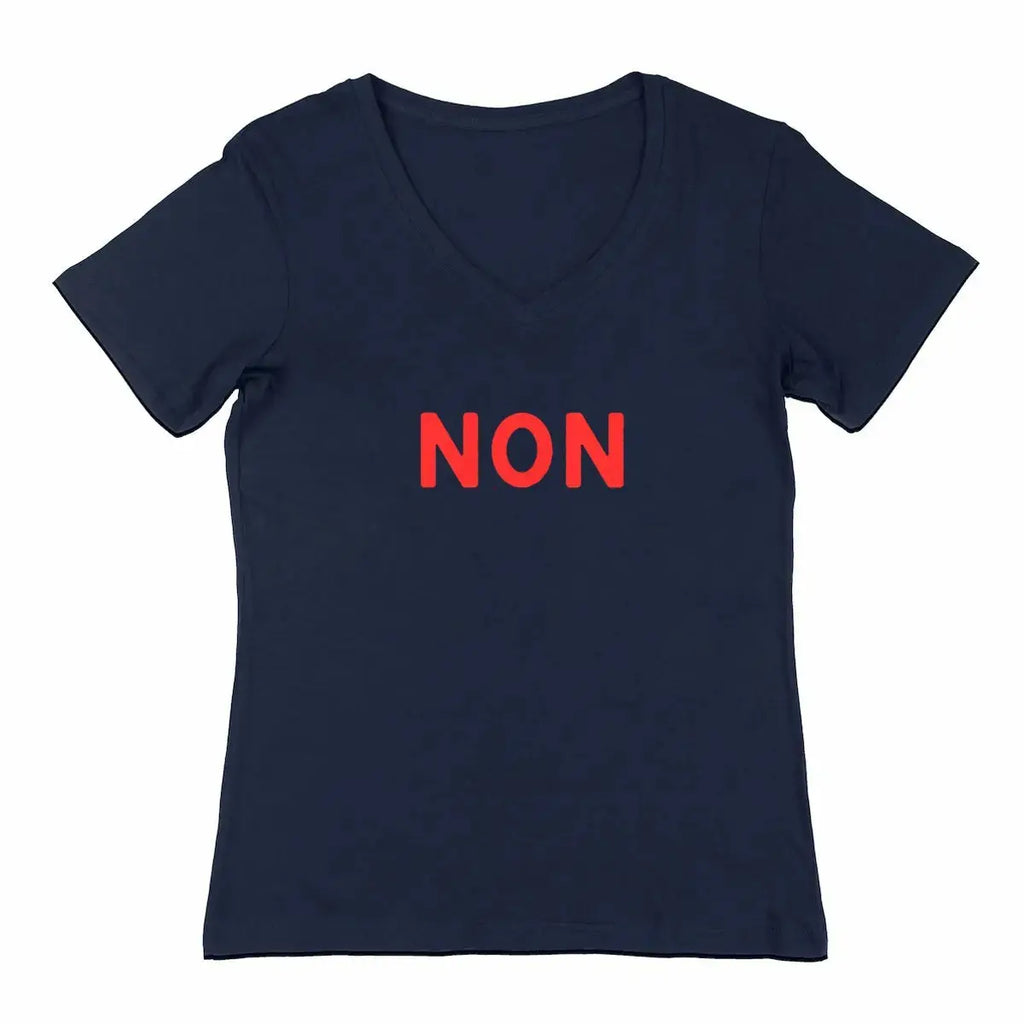 t-shirt col v Non - face_0