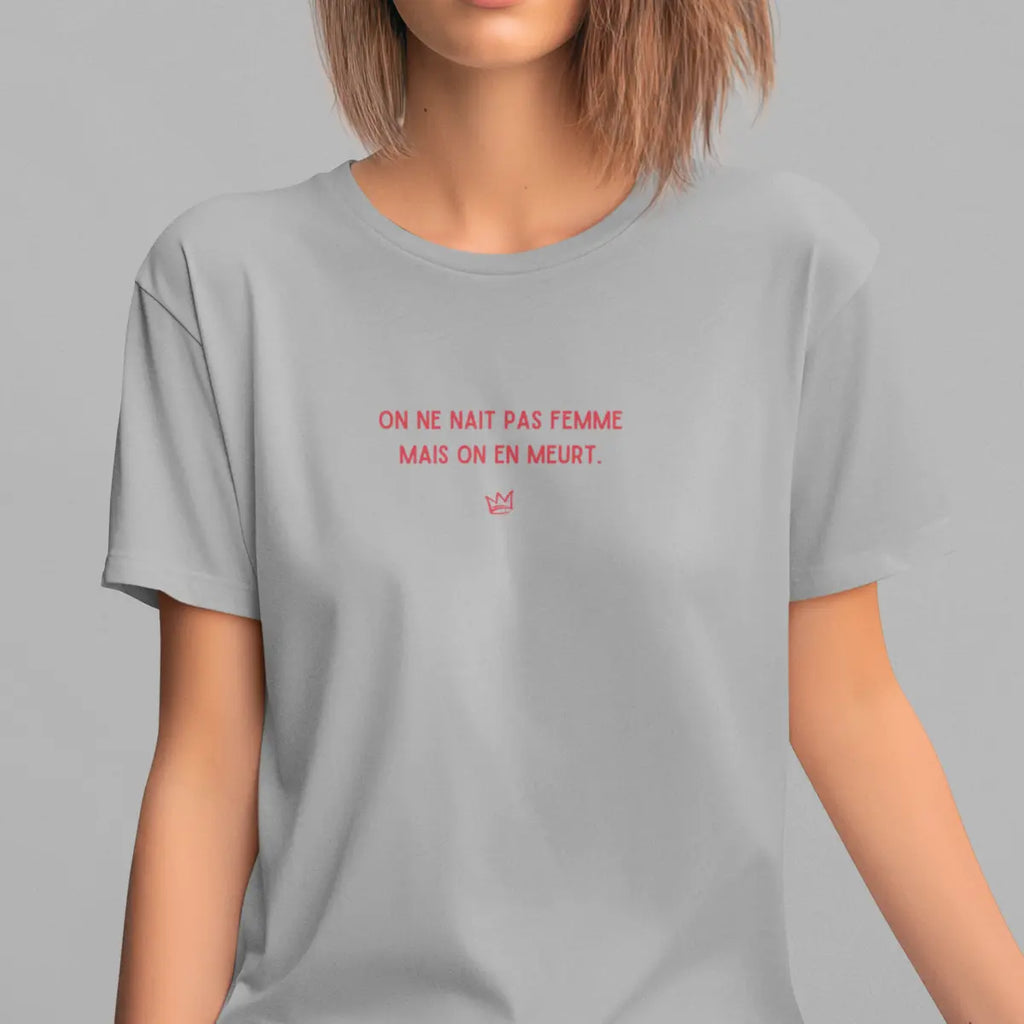T-shirt féministe On ne naît pas femme We are The Future
