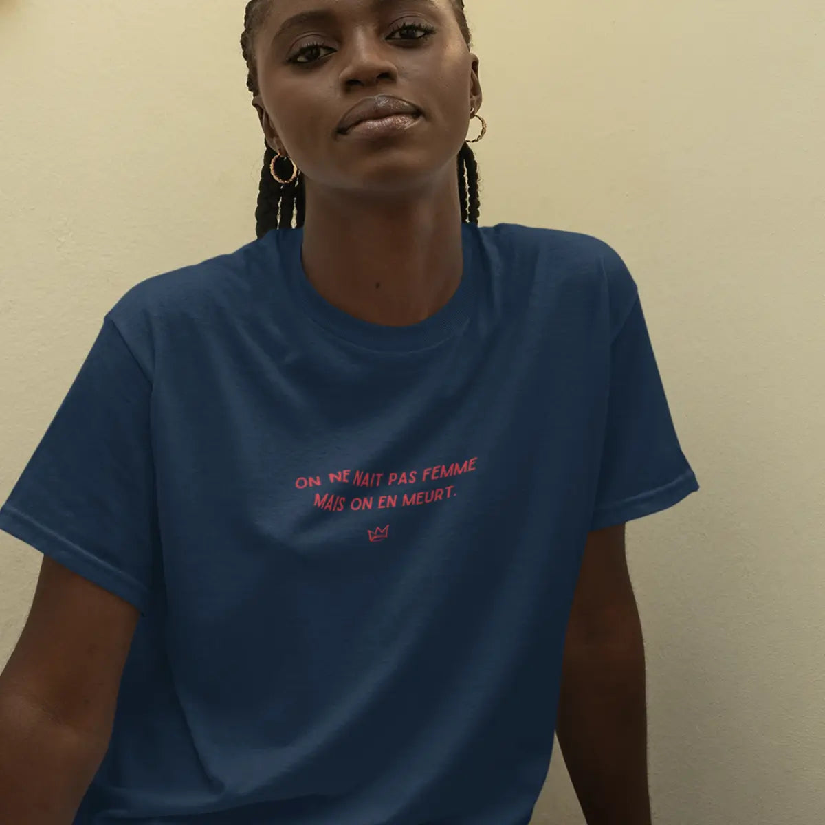 T-shirt féministe On ne naît pas femme We are The Future