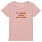 t-shirt féministe NOUS SOMMES LES PETITES FILLES DES SORCIÈRES QUE QUE N'AVEZ PAS PU BRÛLER